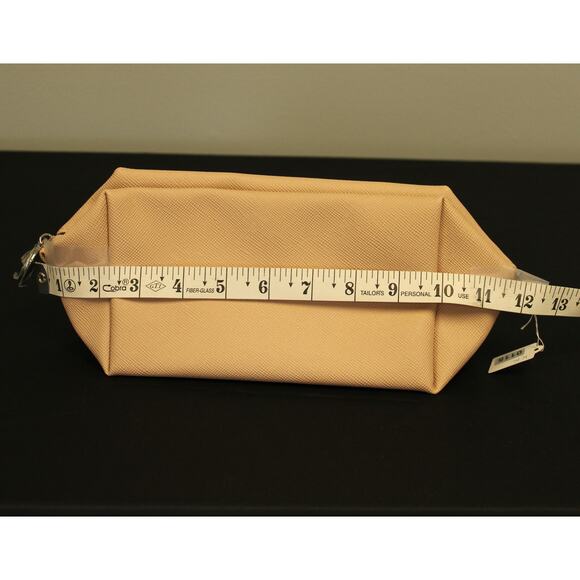 Natura Bisse Barcelona Make Up Cosmetic Bag NWT Pink/Beige - Picture 4 of 7